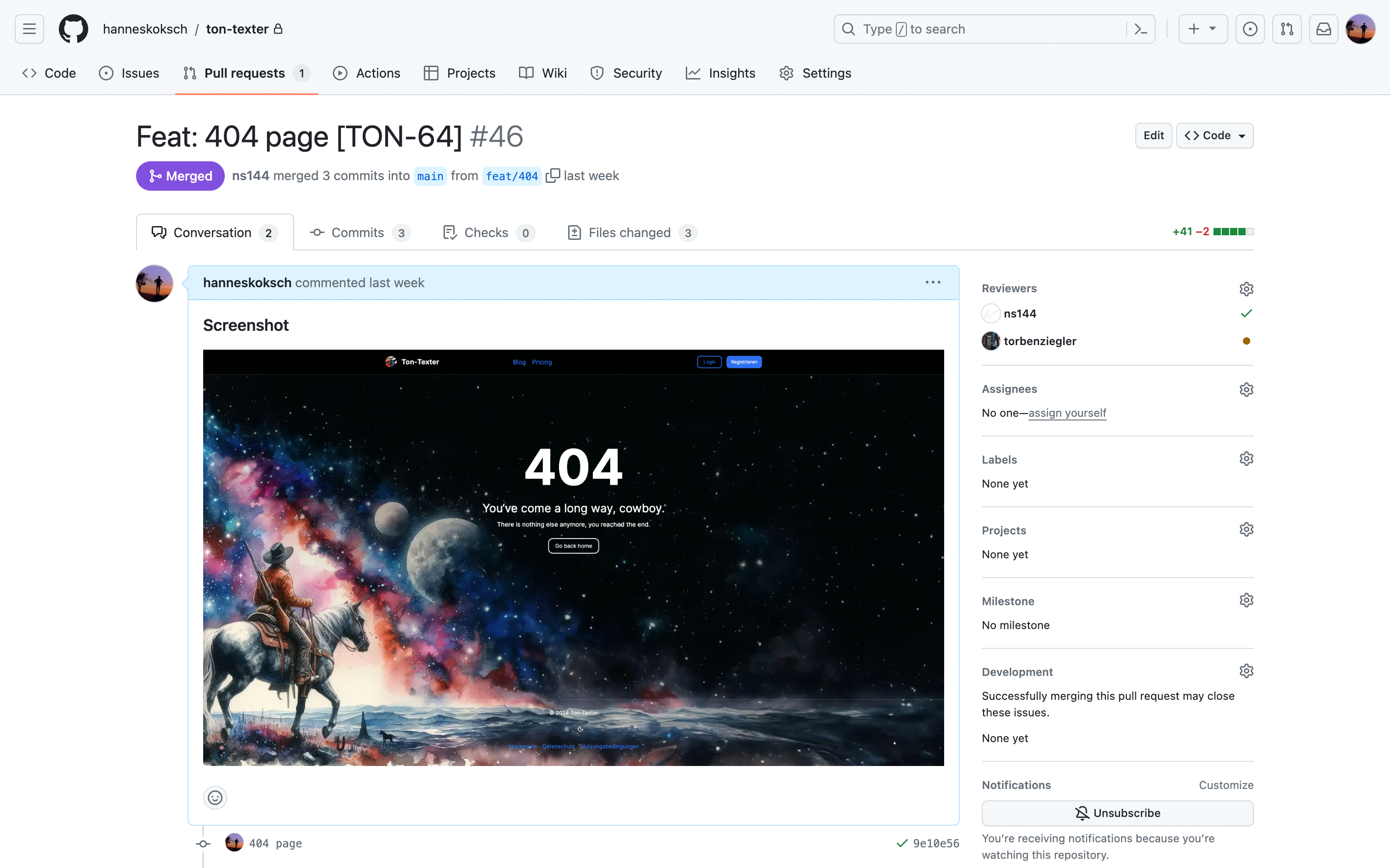 Pull request of 404 feature